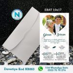 BEYAZ ZARFLI DAVETİYELER - NB863