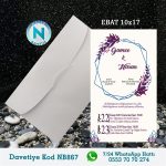 BEYAZ ZARFLI DAVETİYELER - NB867