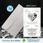 BEYAZ ZARFLI DAVETİYELER - NB886