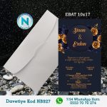 BEYAZ ZARFLI DAVETİYELER - NB927
