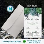 BEYAZ ZARFLI DAVETİYELER - NB928