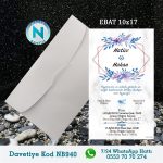 BEYAZ ZARFLI DAVETİYELER - NB940