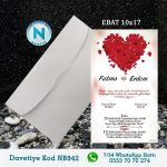 BEYAZ ZARFLI DAVETİYELER - NB942