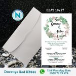 BEYAZ ZARFLI DAVETİYELER - NB944