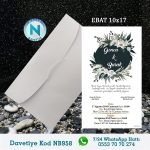 BEYAZ ZARFLI DAVETİYELER - NB958