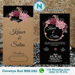 DİK RENKLİ ZARFLI - NBB1065