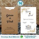 DİK RENKLİ ZARFLI - NBK1218