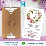 KELEBEK KRAFT ZARFLI - NK32