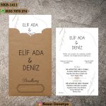 DİK RENKLİ ZARFLI - NKB1411
