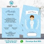 ÇİFTLİ SÜNNET DAVETİYE - NS5