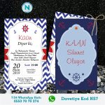 ÇİFTLİ SÜNNET DAVETİYE - NS7