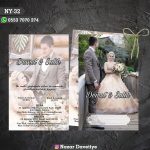 ÇİFTLİ DAVETİYE - NY32