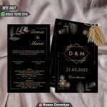 ÇİFTLİ DAVETİYE - NY367-1