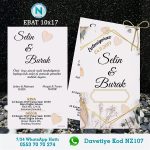 ÇİFTLİ DAVETİYE - NZ107