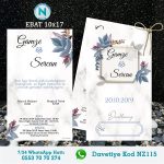 ÇİFTLİ DAVETİYE - NZ115