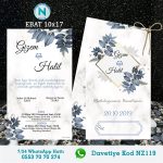 ÇİFTLİ DAVETİYE - NZ119