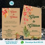 ÇİFTLİ DAVETİYE - NZ135