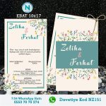 ÇİFTLİ DAVETİYE - NZ151