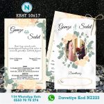 ÇİFTLİ DAVETİYE - NZ223