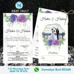 ÇİFTLİ DAVETİYE - NZ249
