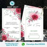 ÇİFTLİ DAVETİYE - NZ255