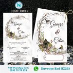 ÇİFTLİ DAVETİYE - NZ293