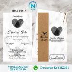 ÇİFTLİ DAVETİYE - NZ331
