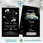 ÇİFTLİ DAVETİYE - NZ335