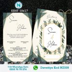 ÇİFTLİ DAVETİYE - NZ339