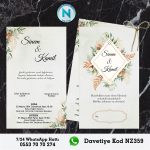 ÇİFTLİ DAVETİYE - NZ359