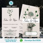 ÇİFTLİ DAVETİYE - NZ39