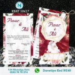 ÇİFTLİ DAVETİYE - NZ49