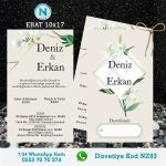 ÇİFTLİ DAVETİYE - NZ93