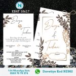 ÇİFTLİ DAVETİYE - NZ962