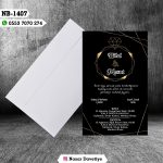BEYAZ ZARFLI DAVETİYELER - Nb1407